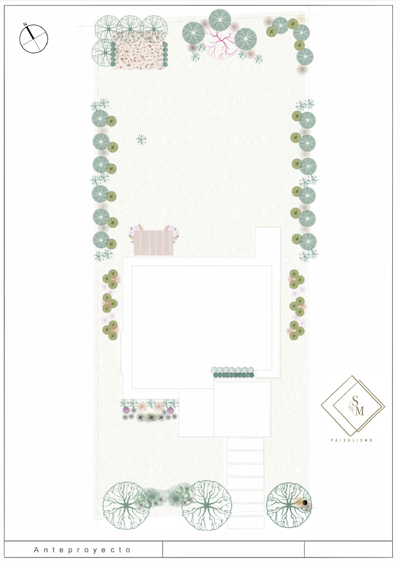 Diseño de jardín por SM Paisajismo